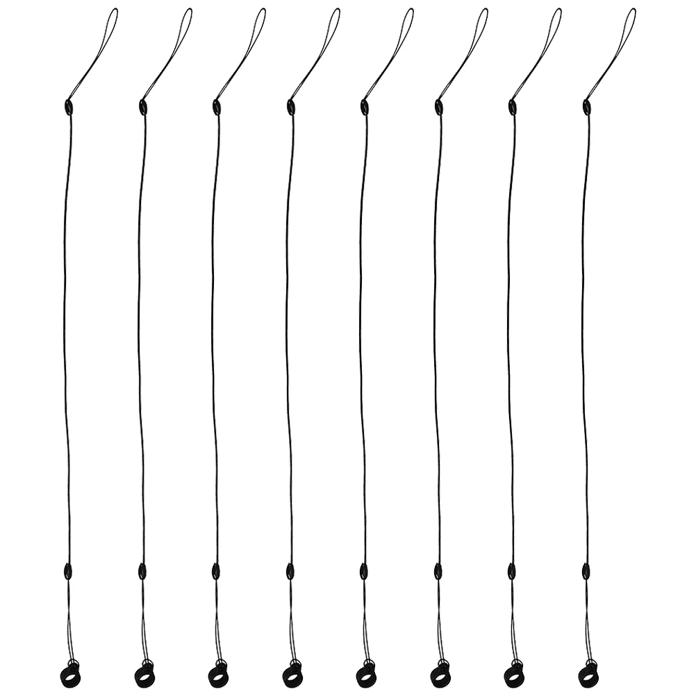 8 PCS Penholder Anti-lost Lanyard Home Reels Foldable Shoe Rack Nylon Tether Safety Strap