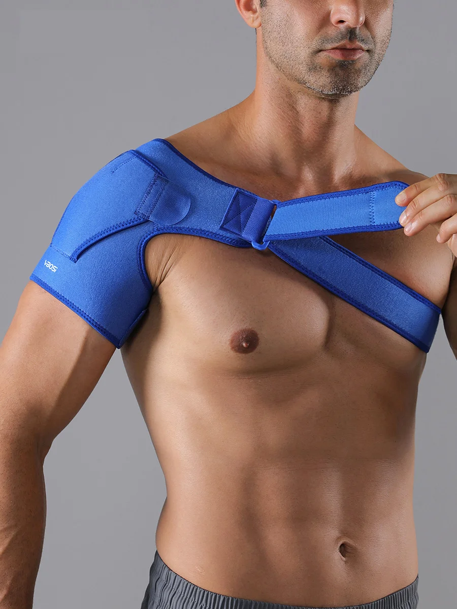 

Adjustable Massage Shoulder Brace Breathable Sport Shoulder Brace Can Put Pressure Pad Neoprene Pain Ice Pack Compression Sleeve