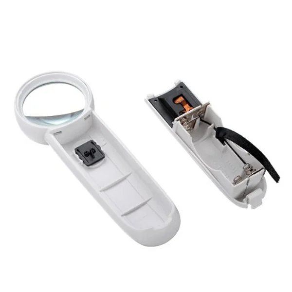 

Handheld 15X Illuminated ABS Led Illuminated Magnifier Glass Lens 37mm Diameter Map Books Inspection 15X Magnifier Tool