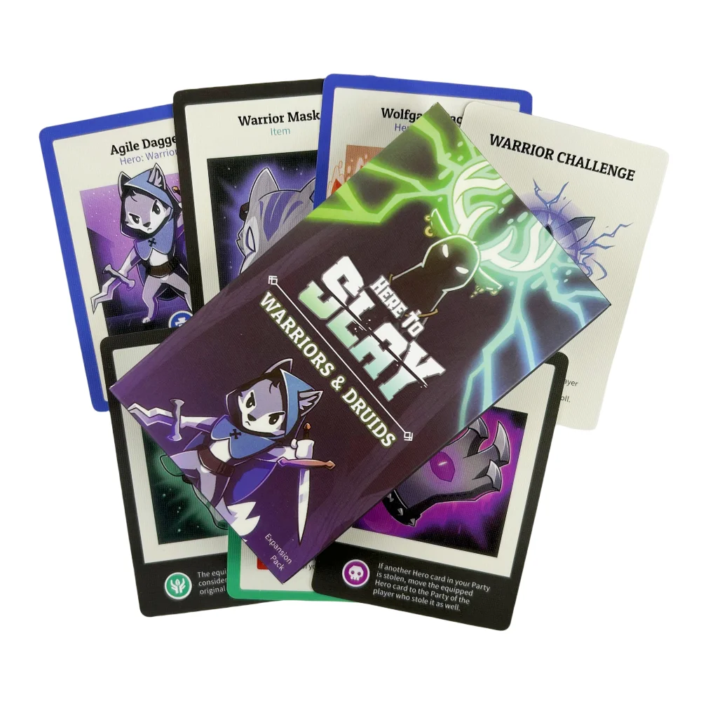 Here to Slay Here to Sleigh Holiday Expansion Pack Strategic Role Playing Card Game for Kids Teens Adults 2-6 Player