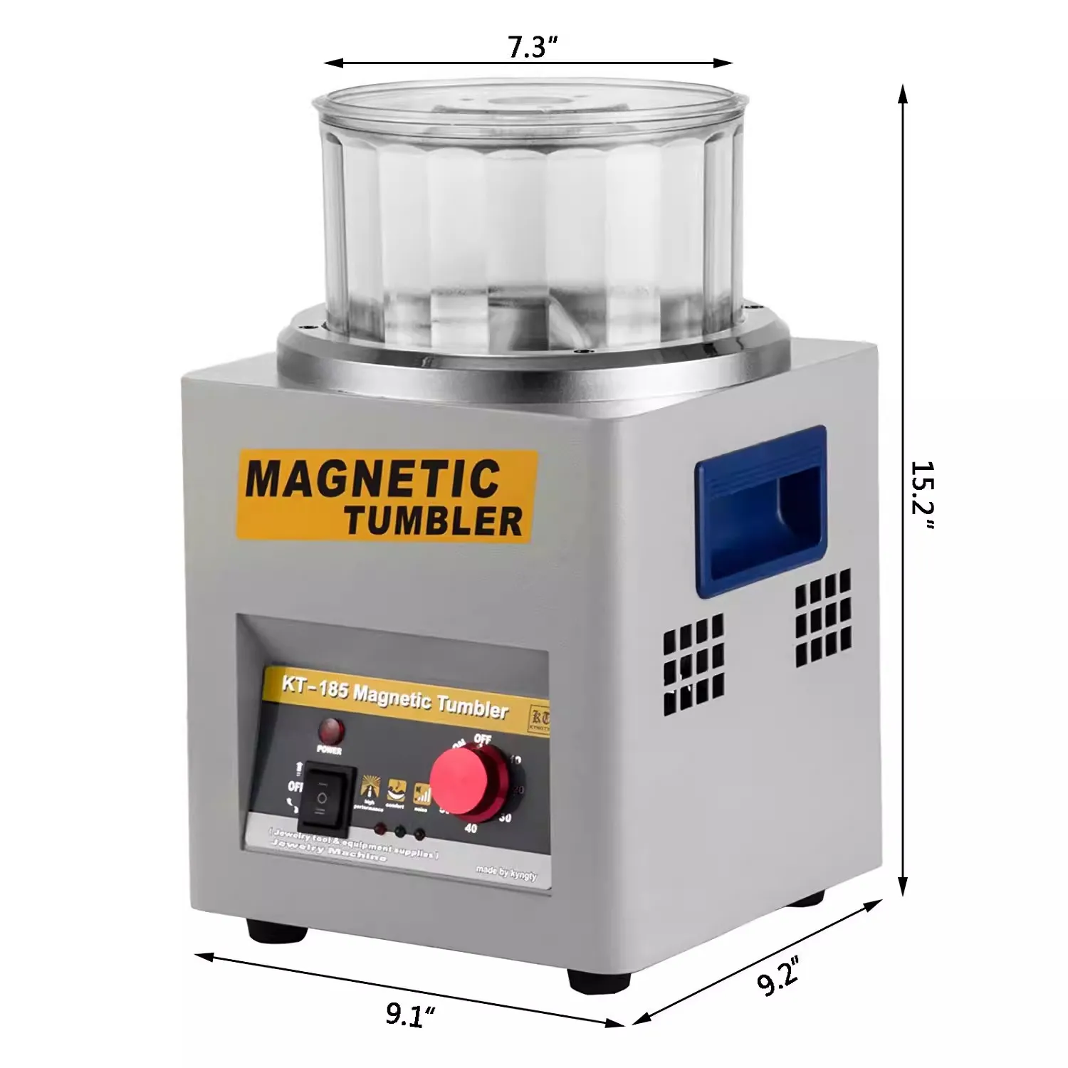 Electric Magnetic Polishing Machine Cleaning Polishing Magnetic Deburring Equipment Jewellery jewelry Magnetic Polishing Machine