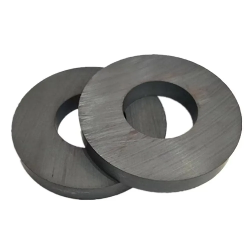 

2/4 Pack 60x10-24mm Y30 Ceramic Ring Magnet, OD 60 mm x ID 24mm x 10 mm 2.4" Large Ferrite Magnets