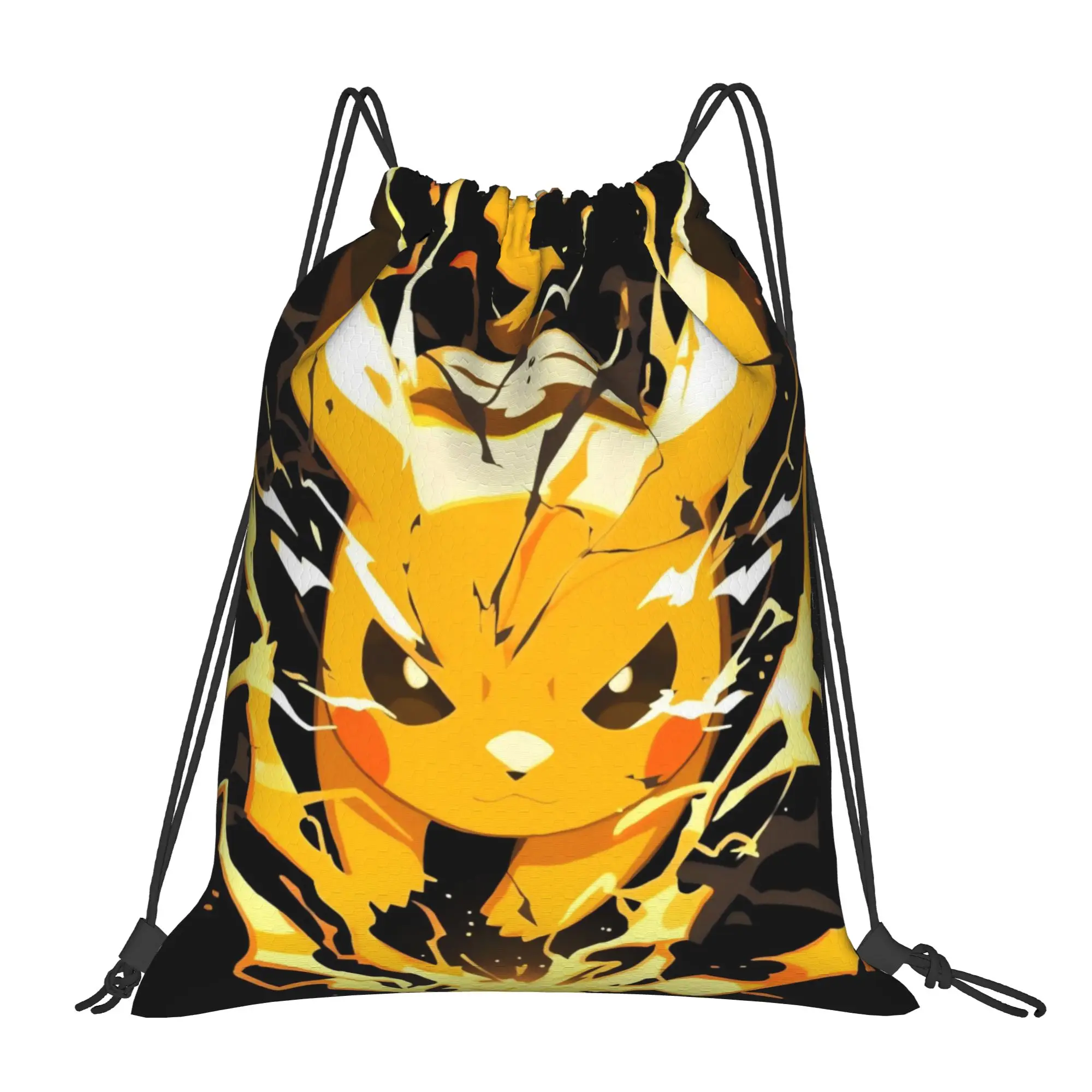 

Сумки на шнурке Pikachu Pokemon для мужчин и женщин, рюкзак для дайвинга, сумка для плавания, многофункциональный карман