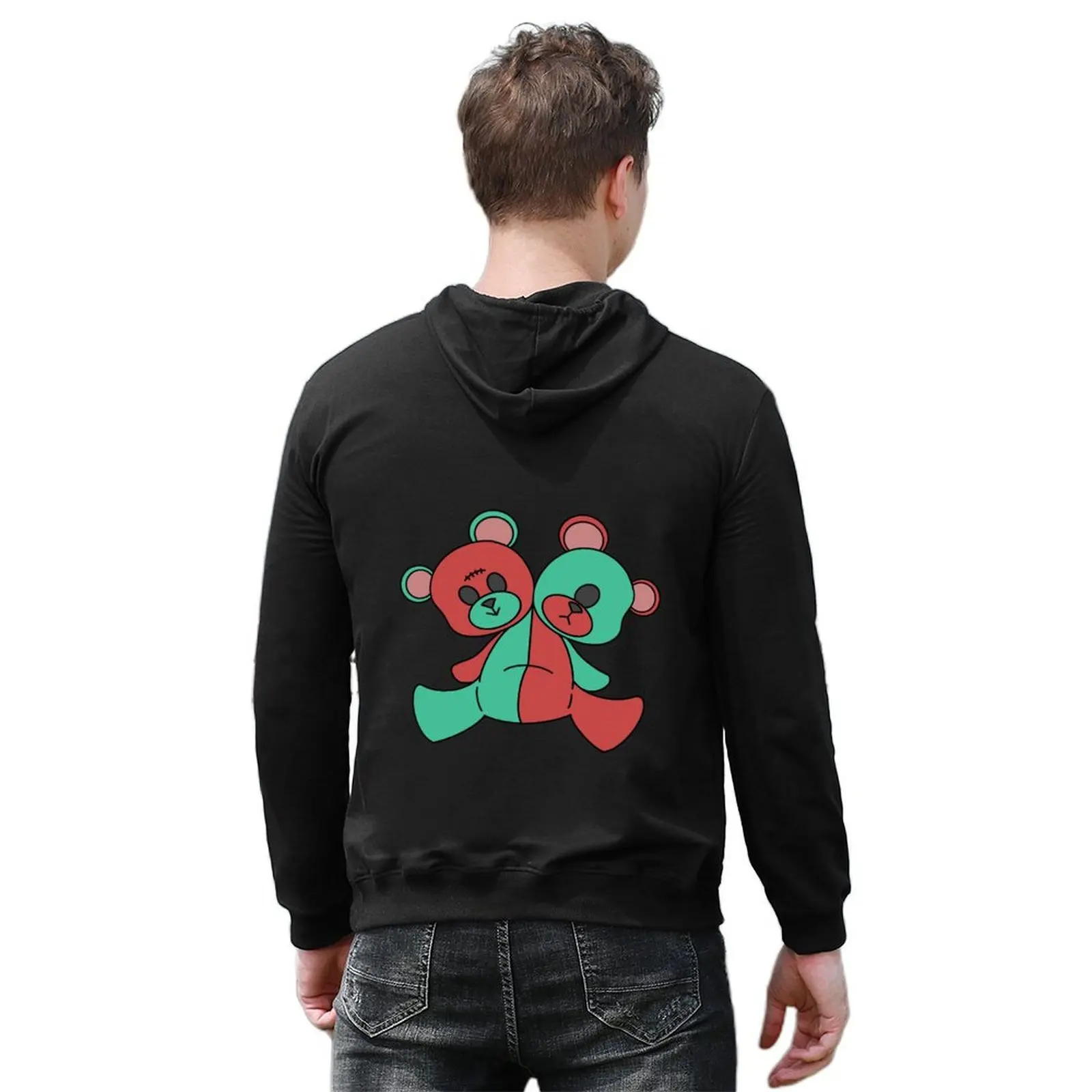 تيدي وبادي / بلوشي مجموعة هوديي الرجال الشتاء سترة الرجال معطف النمط الياباني ملابس رجالية رجالي هوديس