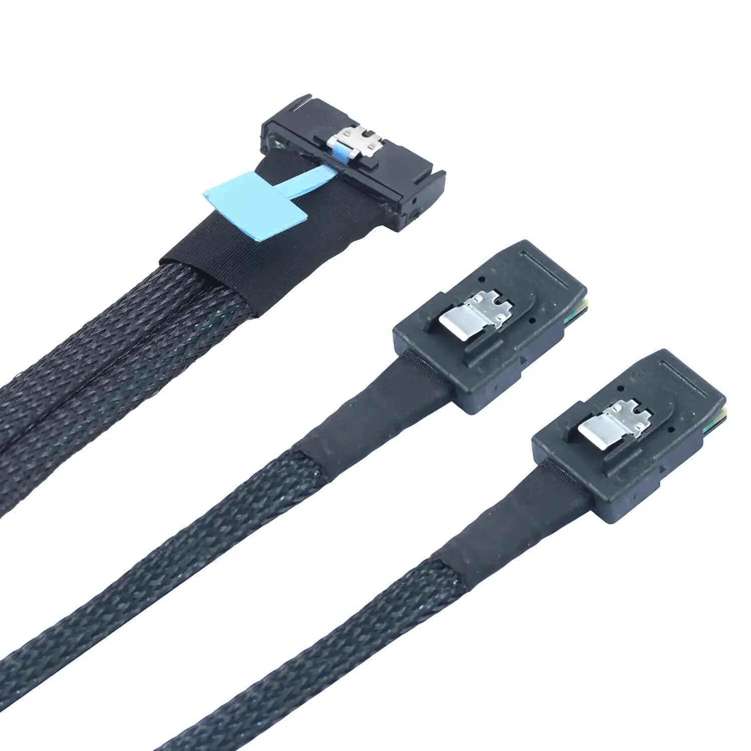 Pci-e 5.0 MCIO 8x74P do 2x36P Mini kabel SFF-8087 SAS do serwerów