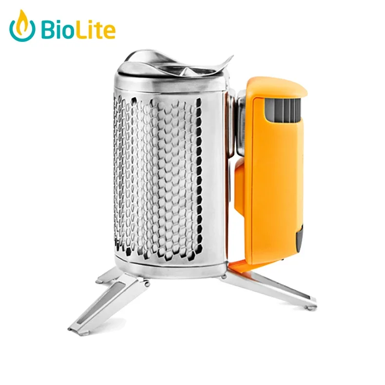 Biolite CampStove 2 + Outdoor Hiking Camping Lightweight Smokeless Thermal Power Rechargeable Wood Stove