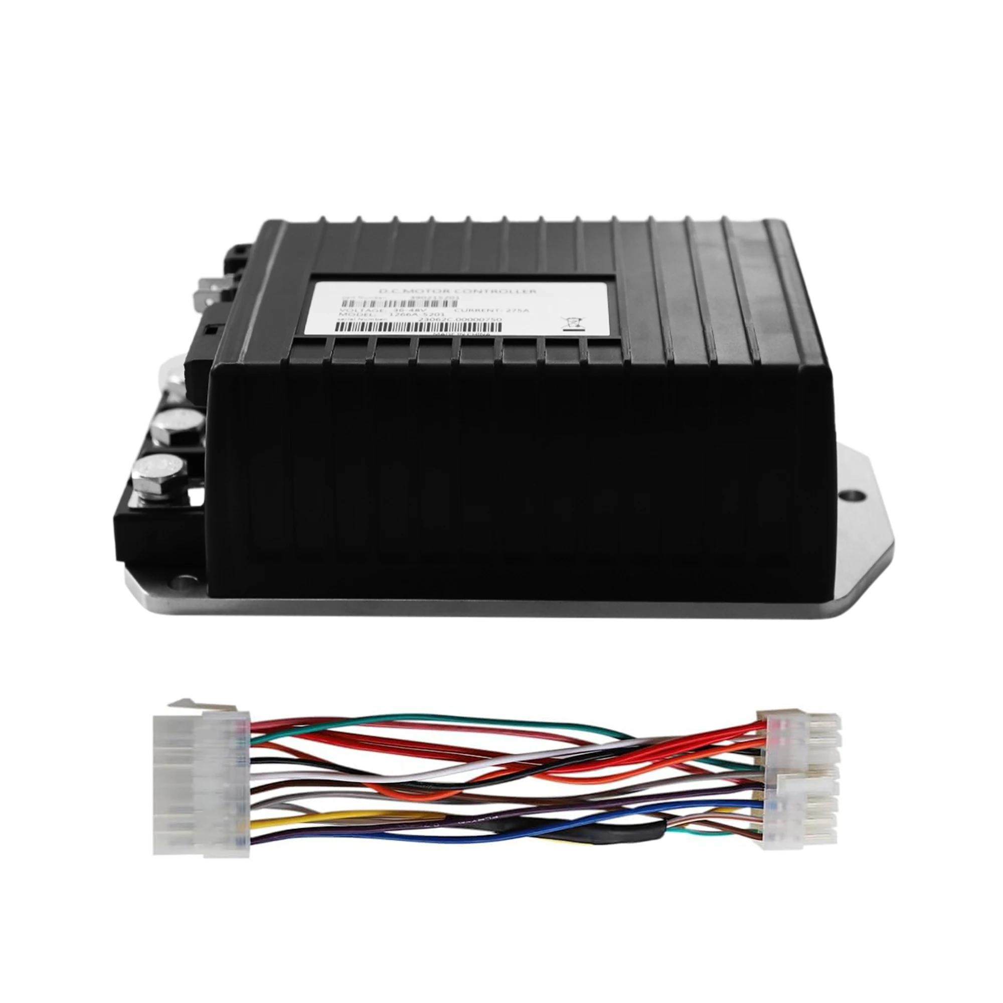 

36/48V 275A DC Motor Speed Controller 1266A-5201 for EZGO Club Car Golf Cart Replace for 1510A-5251 1510-5201 2000-2008