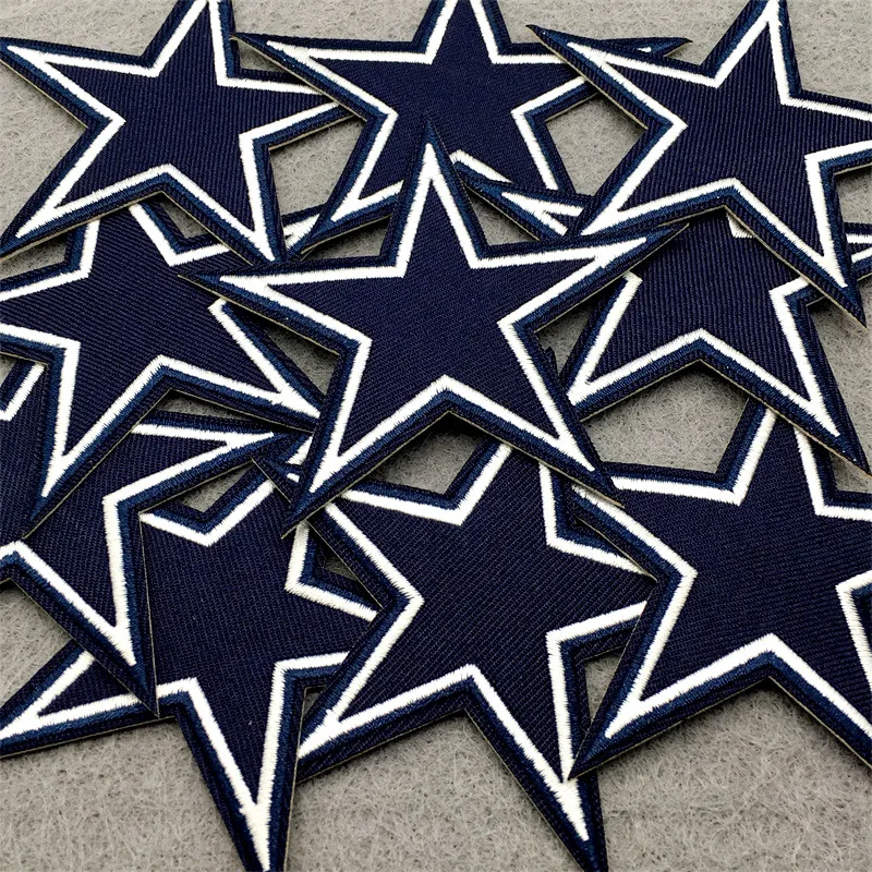 10 pcs/lot Navy Stars Embroidered Patches on Clothes Stickers Appliues for Clothing Iron on Patches Sewing Badge Stripes