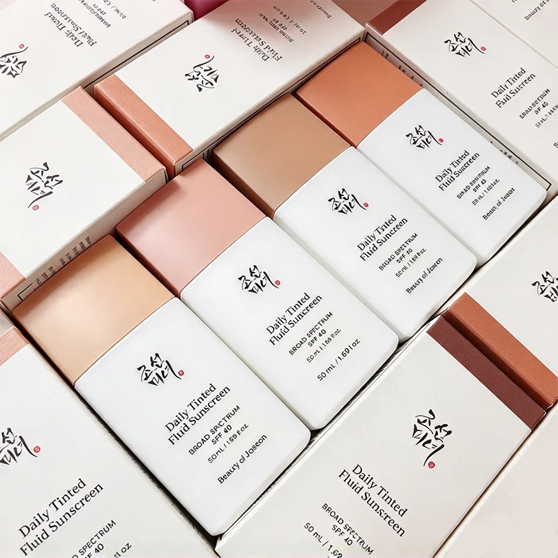 Korean Beauty of Joseon Daily Tinted Fluid Sunscreen 50ml Spf Facial Broad Spectrum SPF 40 UV Protective Suitable Cream Natural