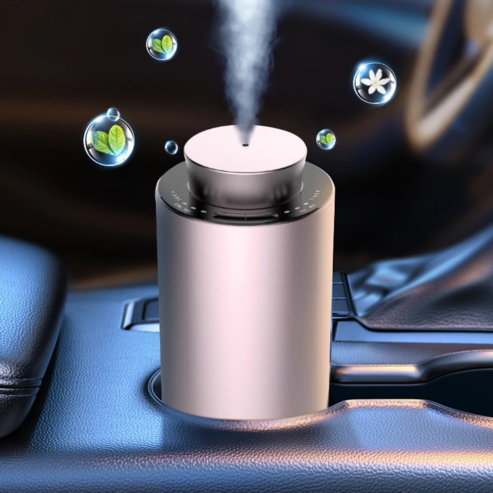 Difusor de coche para aceites esenciales, ambientador con batería integrada, difusor de fragancia operado por USB e inalámbrico, difusor de