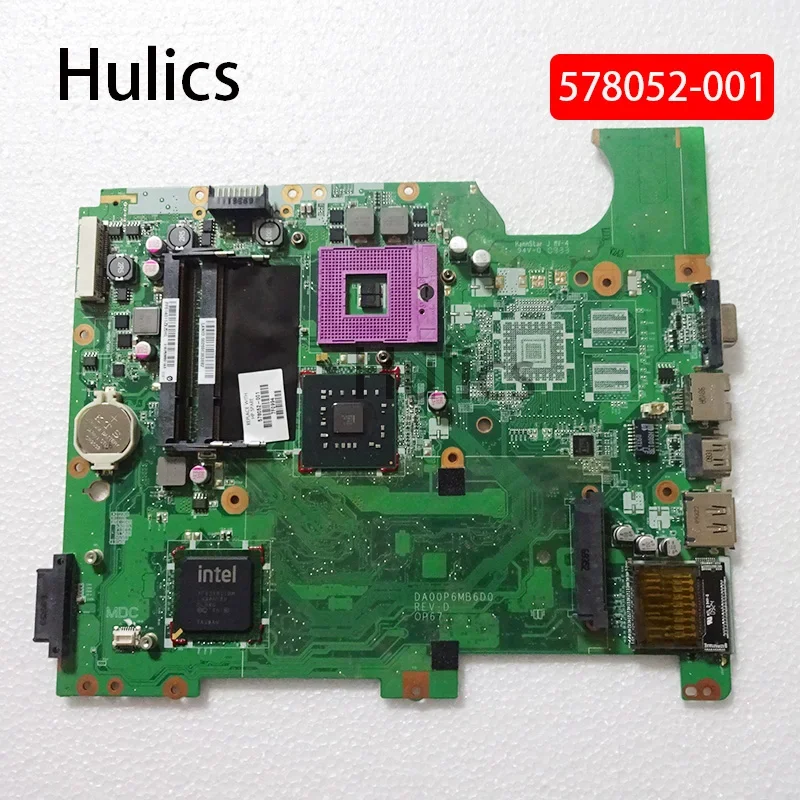 

Hulics б/у 578052 -001 для материнской платы ноутбука HP CQ71 G71 578052 DA00P6MB6D0 DDR2