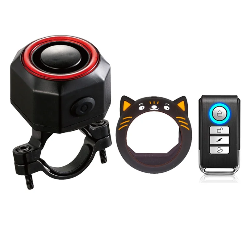 

USB Rechargeable Bicycle Burglar Taillight Waterproof Smart Auto Brake Sensing Tail Lamp Remote Control Charge Bike Rear Light