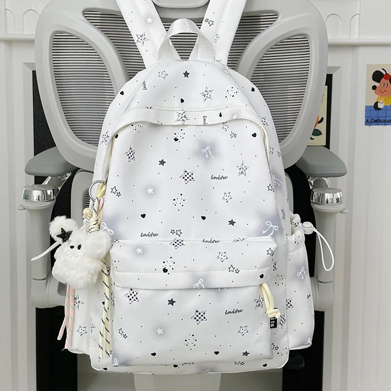 Japanese StyleinsSimple Style Small Backpack for Students, Middle School and College Students, Lightweight Double Shoulder Bag,