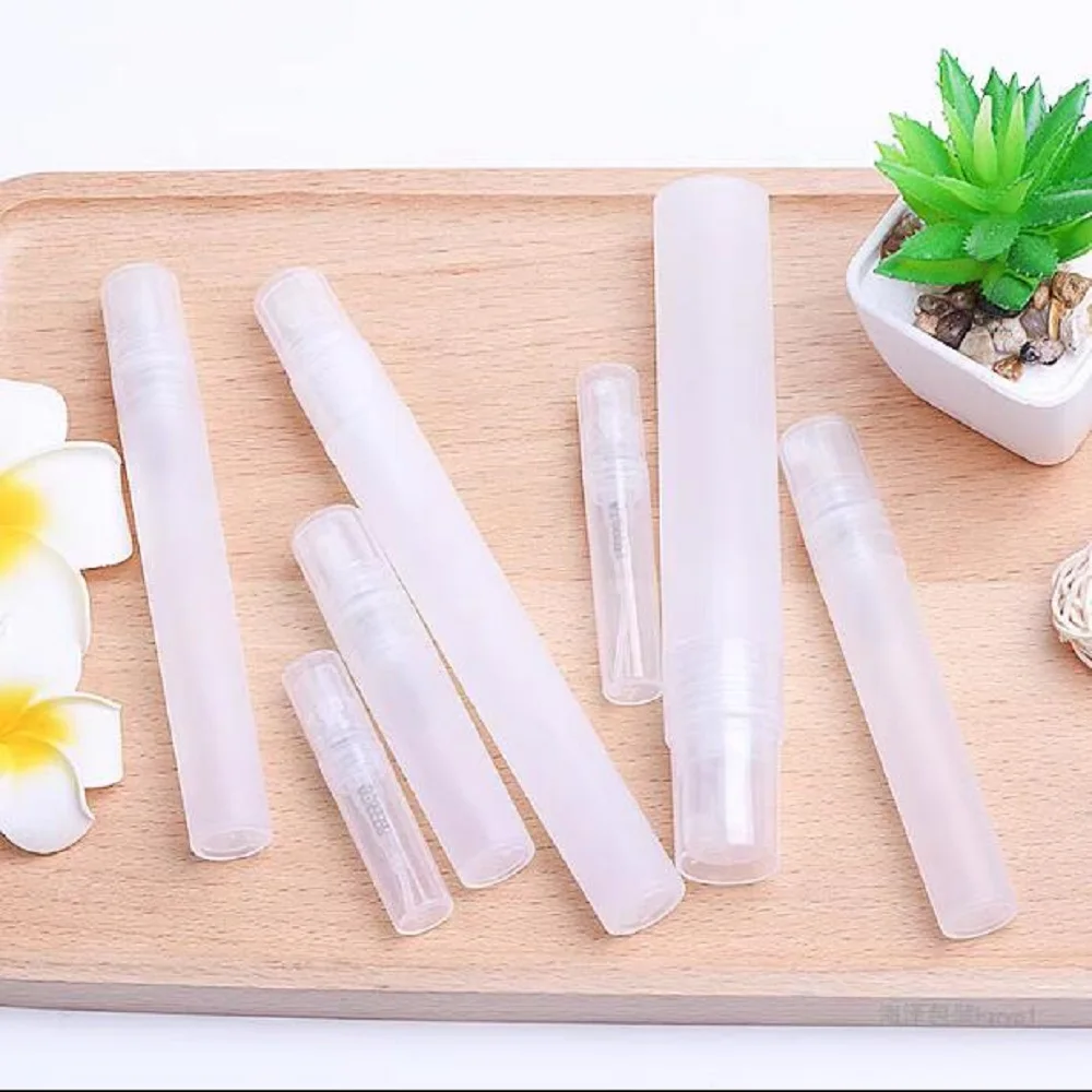 2ml 3ml 5ml 10ml 15ml Empty Spray Bottles Plastic Mini Perfume Vials Sub-Bottling Atomizer Containers