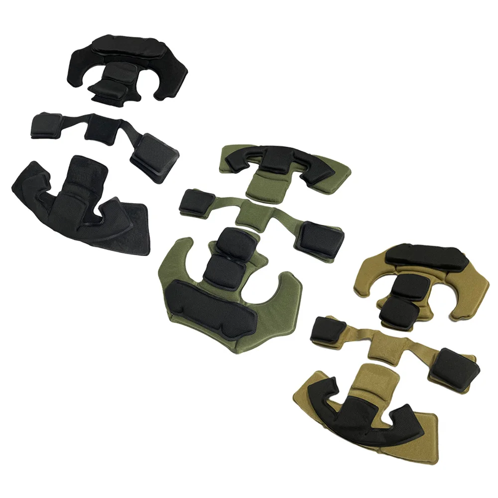 Tactical Airsoft Helmet Padding kit Replacement Helmet Liner System Protective Cushion Mat Accessories fit Fast MICH ACH Helmet image 3