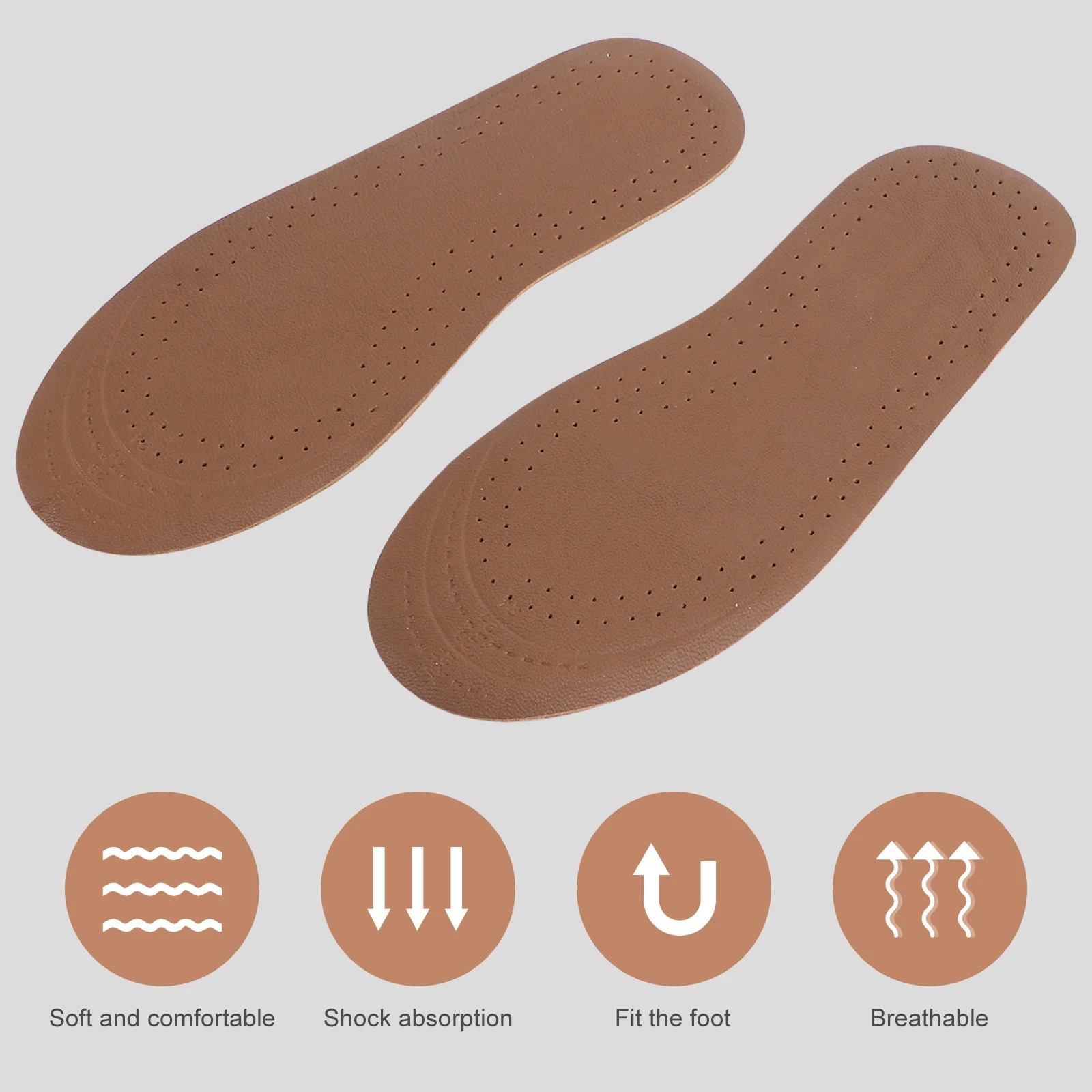 1 زوج الاطفال النعال اللاتكس وسائد الأحذية جلد الغنم حجم S القدم تخفيف الضغط صدمة ماصة دائم منصات الأحذية الأطفال #6