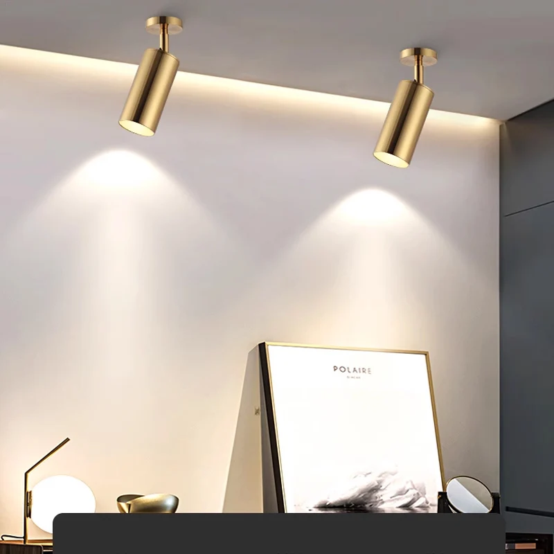 GU10 LED faretto a soffitto faretto a binario Spot illuminazione binario per negozio cucina decorazione della casa lampade camera da letto soggiorno