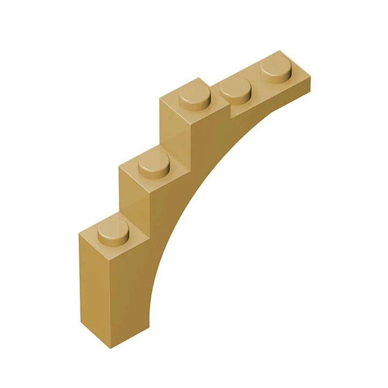 50 Stück MOC-Bausteine mit Bogen 1x5x4, Baumstamm-Teile, Bausteine, Teile 2339 14395, DIY Klassisches Baum-Zubehör – Detail 1