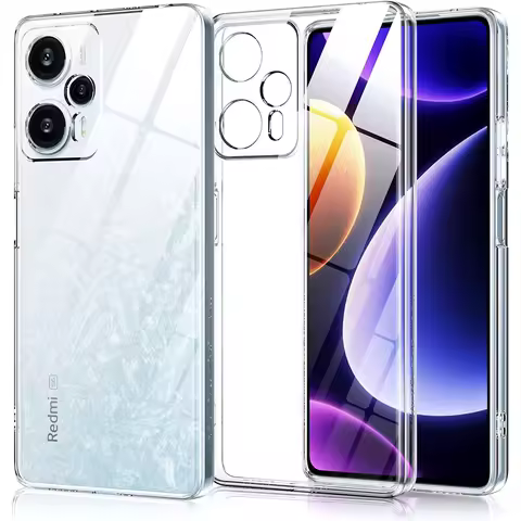 Silicone Soft Ultra Thin Case For Xiaomi POCO F6 F5 F4 F3 F2 X6 X5 X4 X3 M6 M4 M3 Pro GT Clear Shell Transparent Back Cover Slim