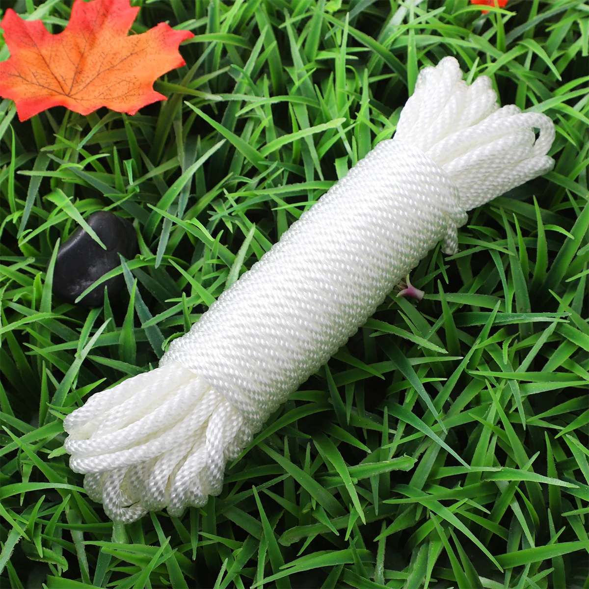 

Flagpole Lift Rope 11.5m 6mm Durable Nylon Camping Hanging Clothesline Weather Resistant Outdoor Decor Home Use