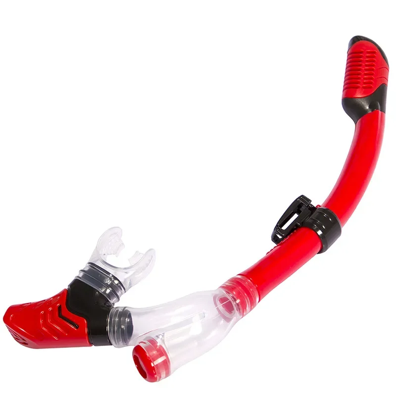 Water and gas separation full dry breathing tube/silicone tee snorkeling tube