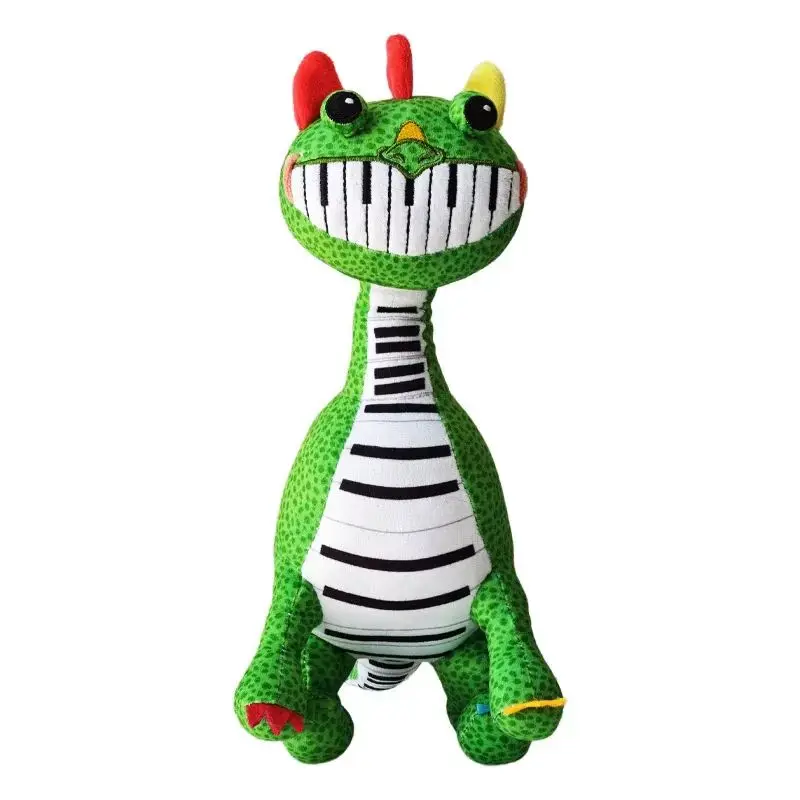 New Poppyed Pianosaurus  Cartoon Plush Doll Anime Nightmare Game Plushie Stuffed Pillow Doll  Birthday Gift Ornament Toy view 2