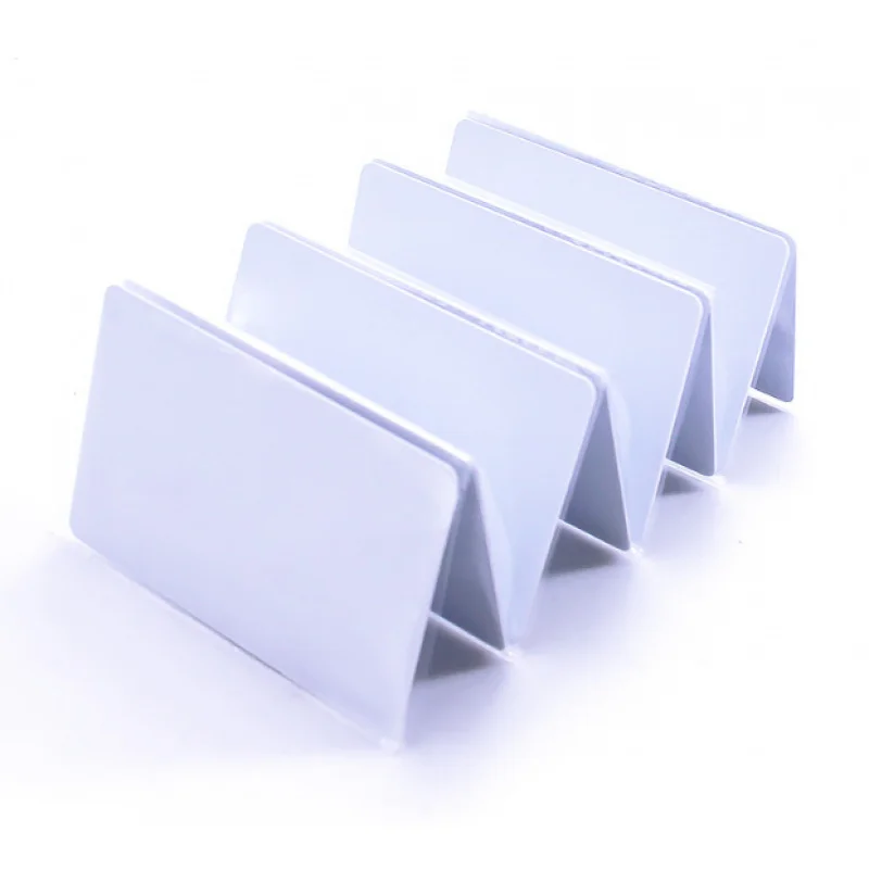 

100pcs High Quality Printable Blank White RFID NFC Smart Card Access Control Mini Tag 13.56MHz Frequency