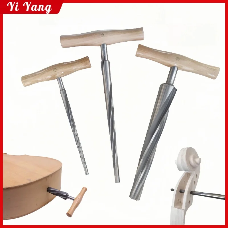 Violin Cello peg Hole Bass Endpin Reamer Hobbing cutter Luthier Making repair tool