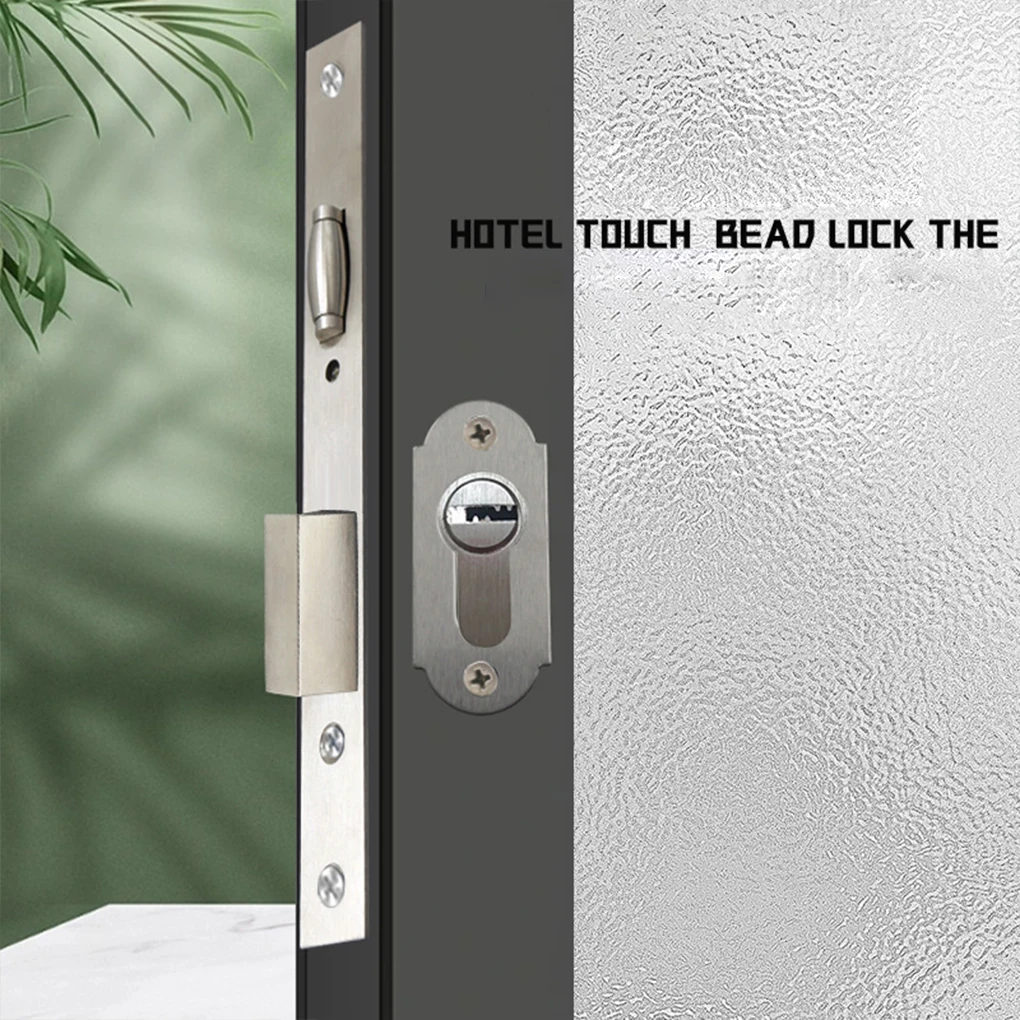 Silver Durable Hook Lock For Sliding Doors Exquisite Craft And Easy Installation Rustproof Door Lock