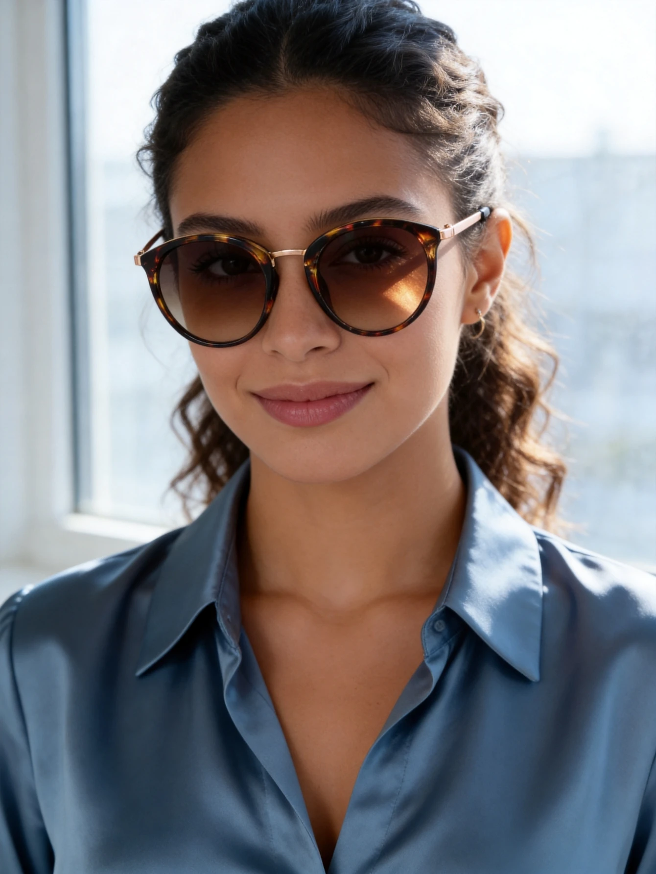Women's Retro Cat Eye Round Gl - Sunglasses Cat Eye ulasan dan harga