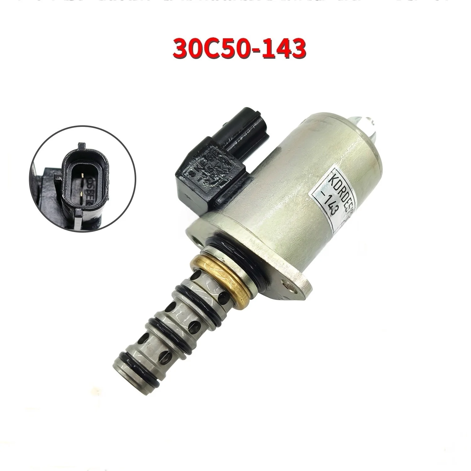 

KDRDE5K-50/30C50-143 hydraulic pump solenoid valve is suitable for excavators of Kobelco Sany
