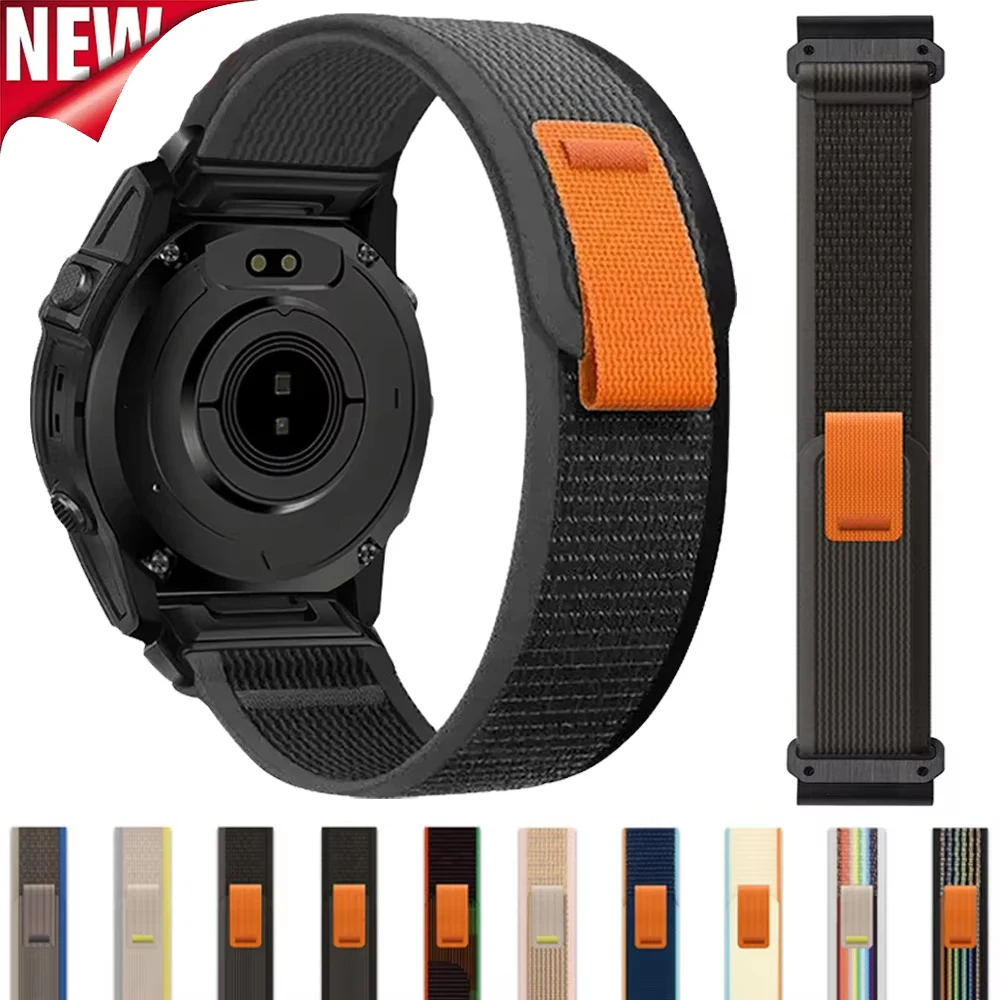 Correa Trail Loop Quick Fit de 26 mm, 22 mm, 20 mm para Garmin Quatix 8/Tactix 8/Fenix 8 E 7 7X 7Pro S 6 6X, Brazalete de Nailon para Enduro 3 2