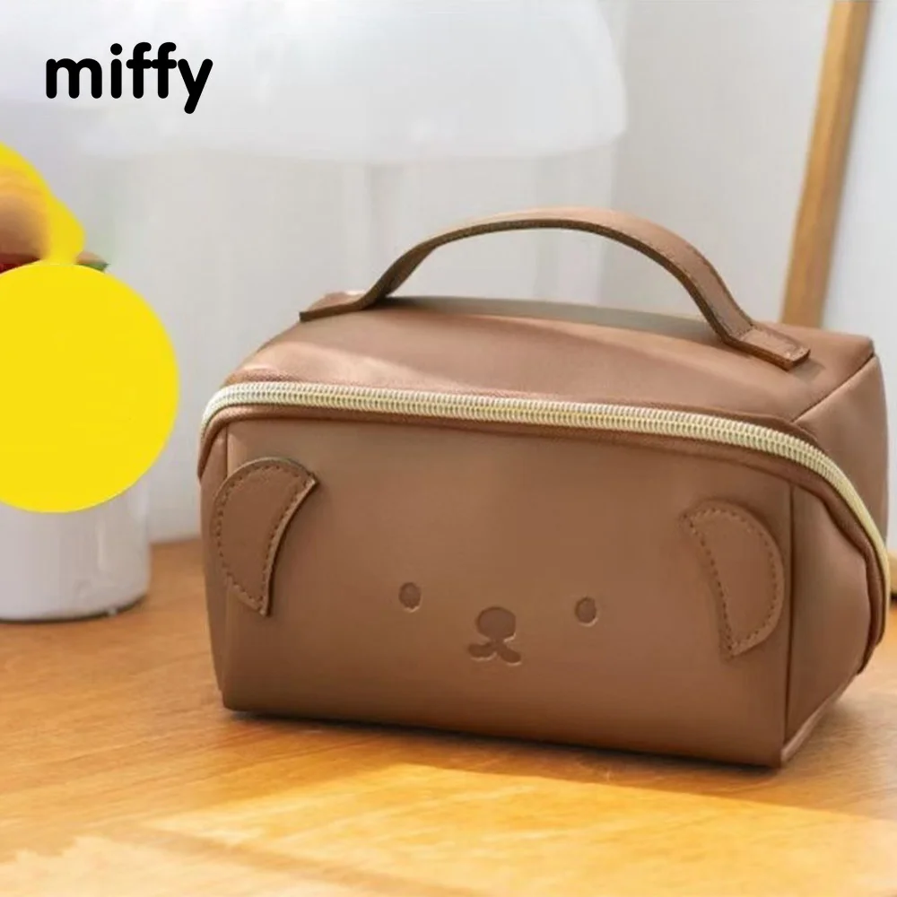 Kawaii Miffy Boris Magazine Appendix Bag Hand Makeup Bag Multi-functional Portable Toiletry Storage Bag Christmas Gift for Girls