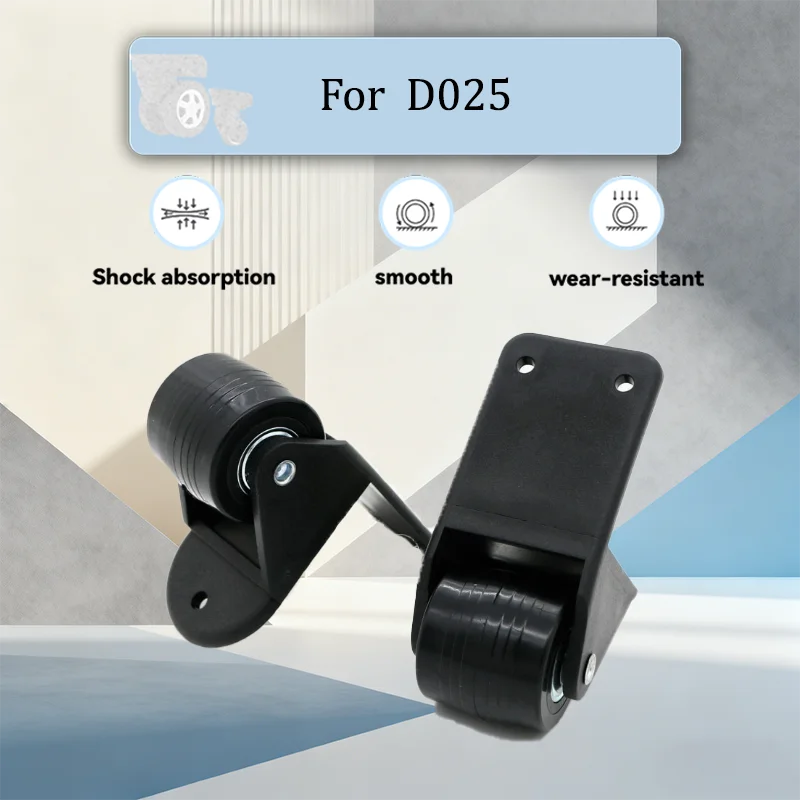 

For D025 Universal Suitcase Replacement Wheels Wearproof 360° Rotating Casters Lightweight Luggage Repair Accessories