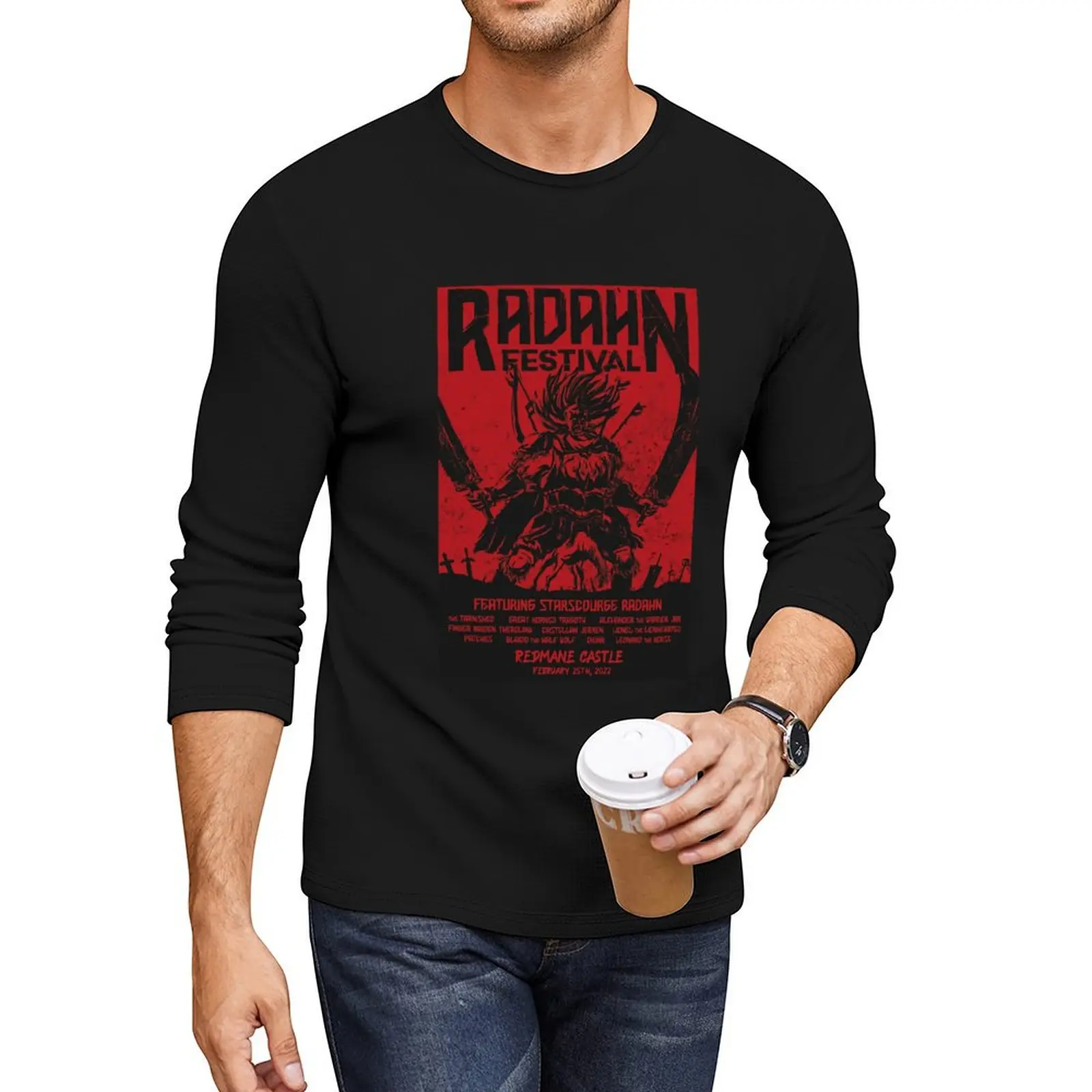 

Radahn Festival Long T-Shirt custom t shirts design your own black t shirts plain black t shirts men