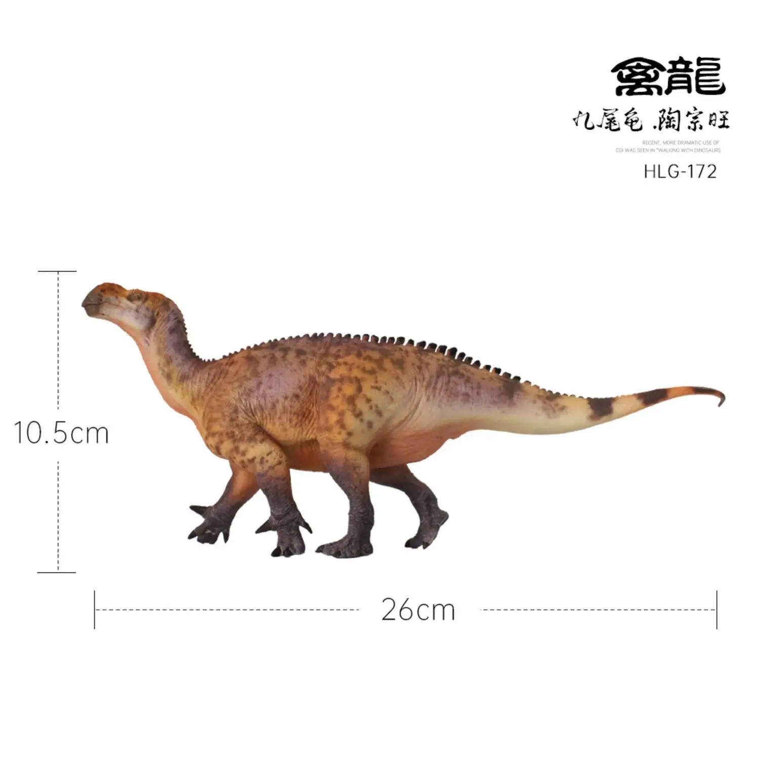 ألعاب الديناصورات الجوراسية الجديدة HaoLongGood Iguanodon Stegosaurus موديل 1/35 #4