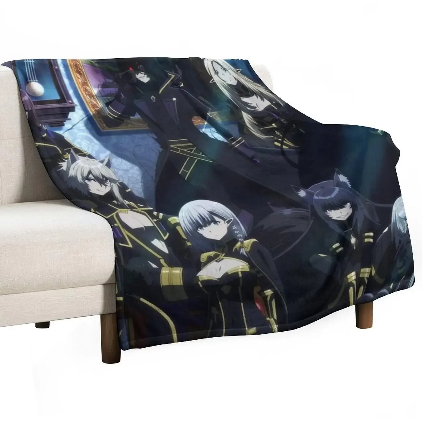 eminence in shadow anime Throw Blanket Thermals For Travel Loose for sofa anime Blankets