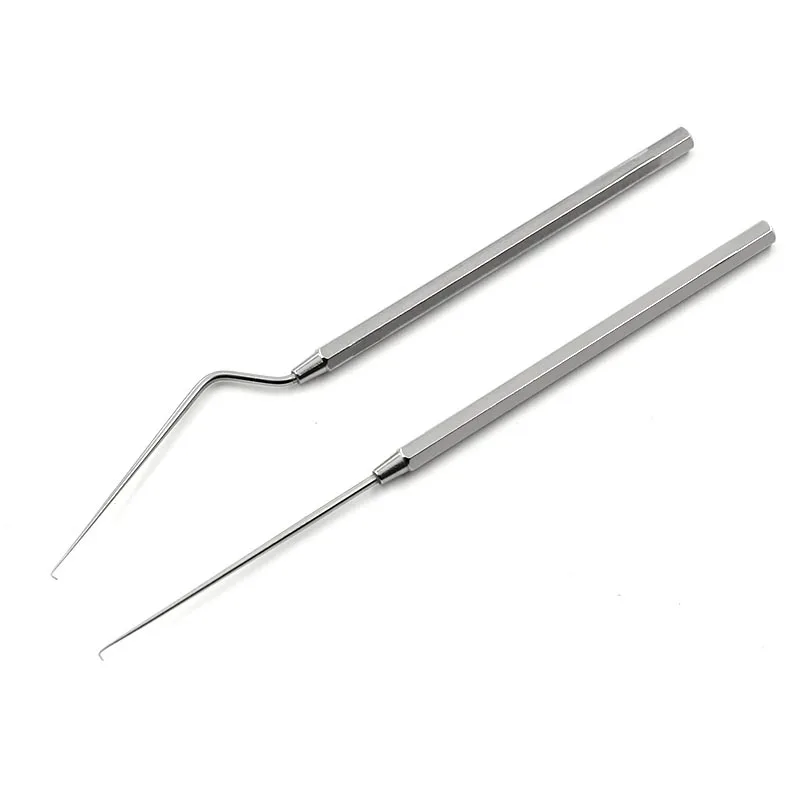 Cerumen Hooking Ear Knotting Hard Stainless Steel Fine Needle Tinker Hooks