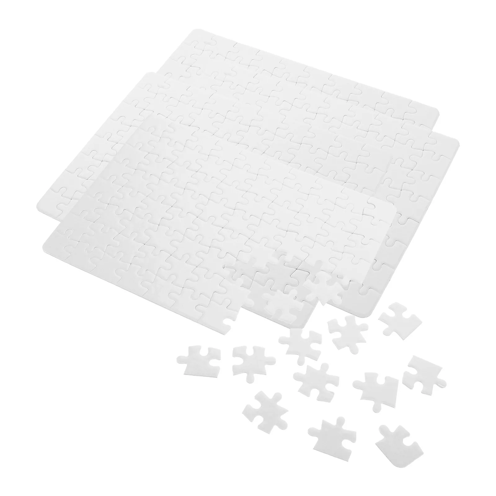 

4 листа заготовок для пазлов под сублимацию, белые, для творчества, рисования, семейных игр