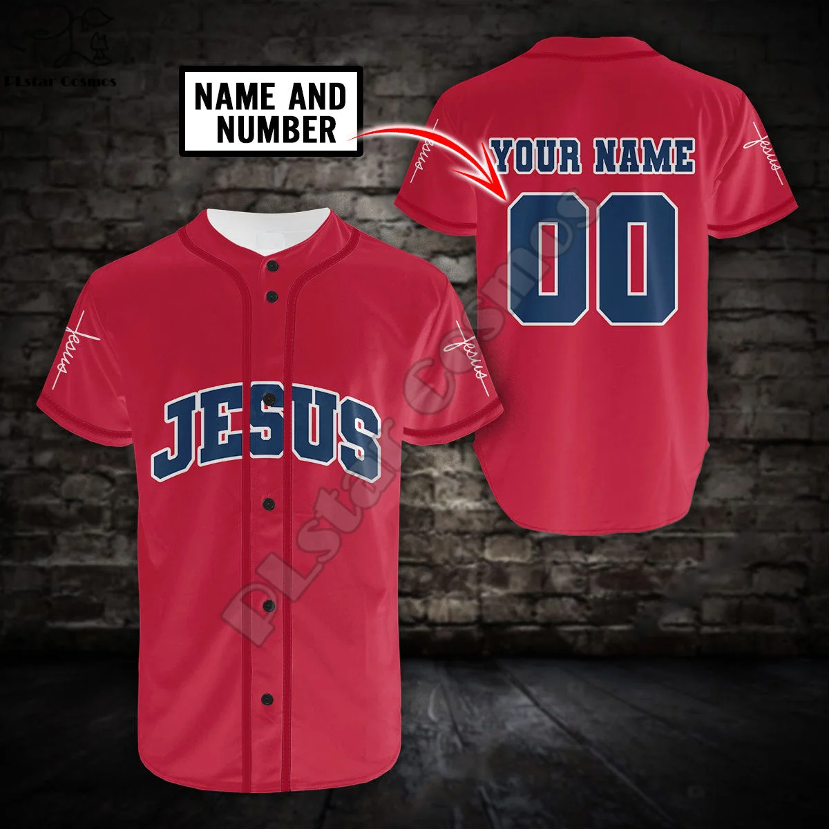 Christian Child Of God Savior Jesus Lion Retro Tattoo 3DPrint Summer Baseball Shirts Jersey Funny Casual Unisex Short Sleeves X4