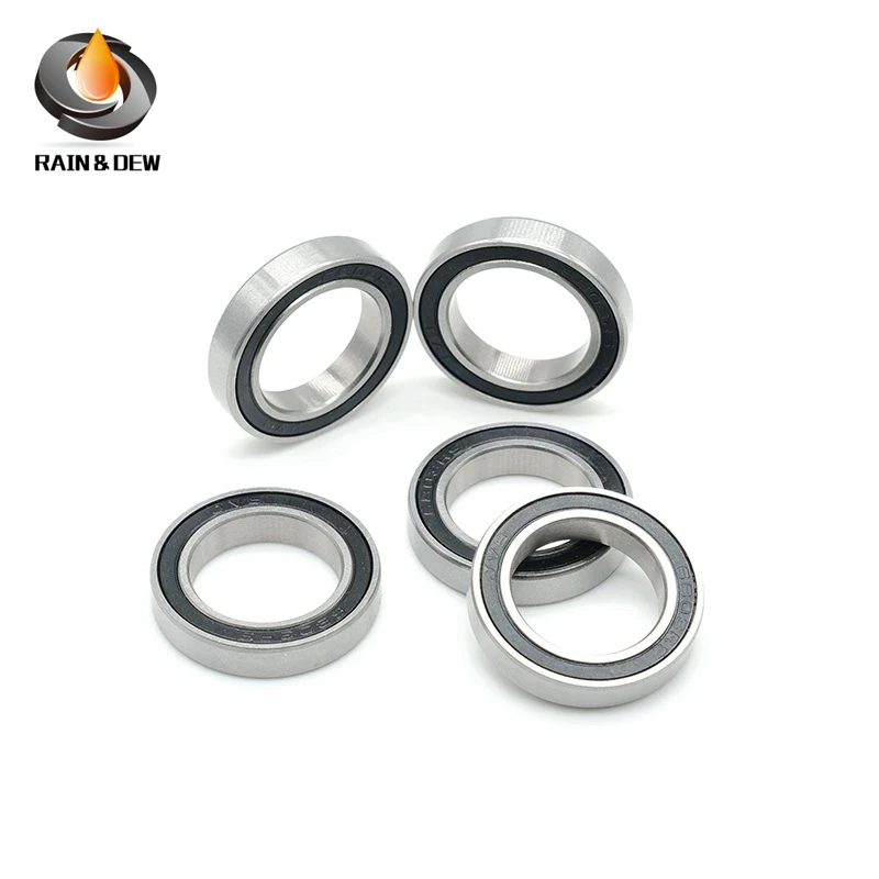 5PCS Stainless Steel S6806RS ABEC-9  Ball Bearing 30x42x7 mm Deep Groove Ball Bearing 6806 S6806 2RS RS S6806-2RS