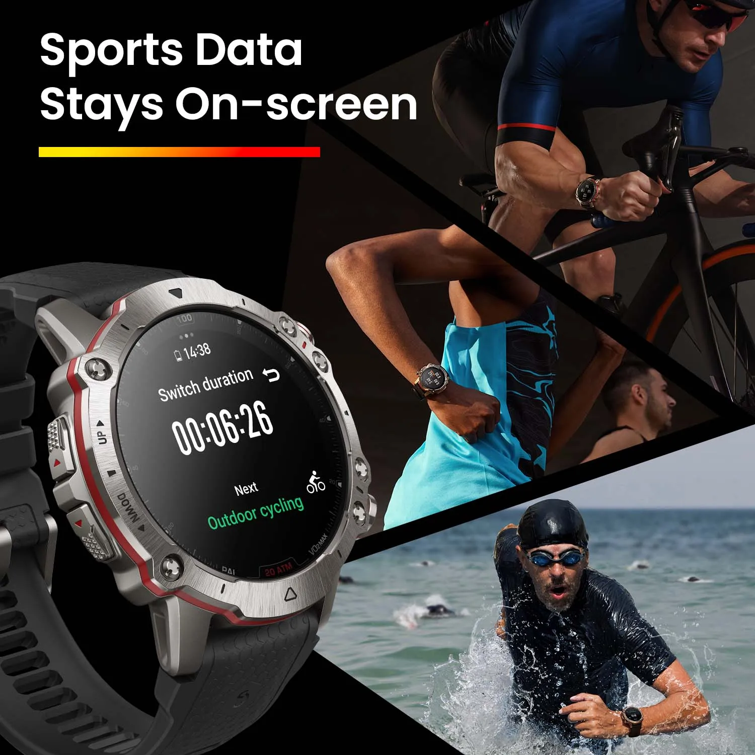 Imagem -05 - Amazfit-falcão Multi-esporte Gps Relógio Inteligente 49 mm 24 Gestão de Saúde 150 Mais Modos Esportivos Android Ios Telefone Novo