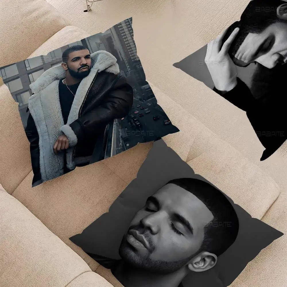 Rapper D-Drake Pillow Cover for Bedroom Room and Living Room Sofa Decorative Cushion Cover