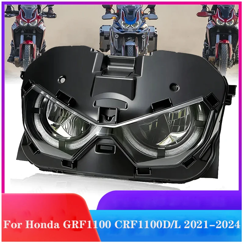 

Fit For 2020 - 2025 Honda AFRICA TWIN 1100 CRF1100 Motorcycle Headlight Headlamp CRF 1100 CRF1100L 2024 2023 2022 2021 Light