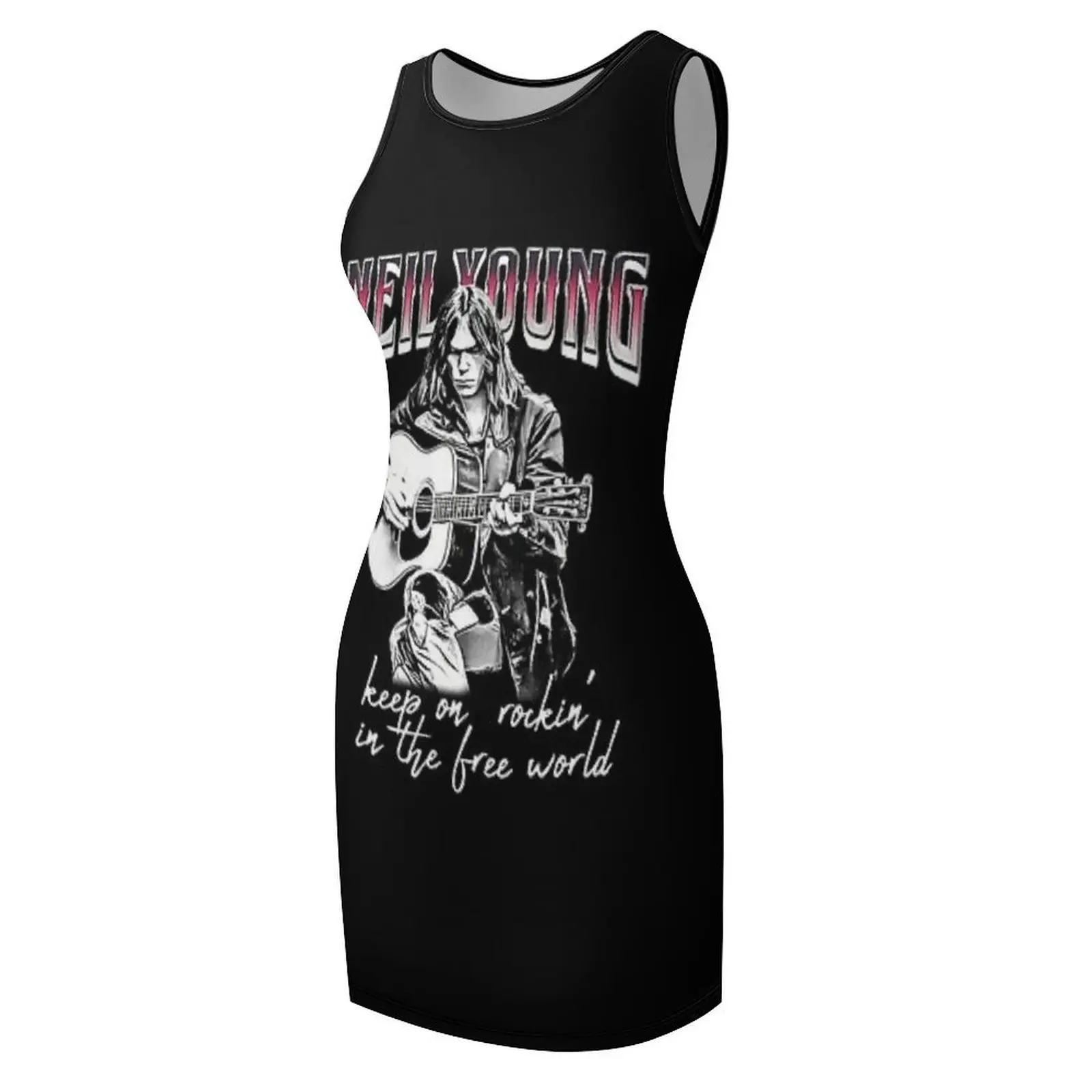 Vintage Classic Guitar Essential T-Shirt Sleeveless Sundress bandage dress dress party night party dresses woman