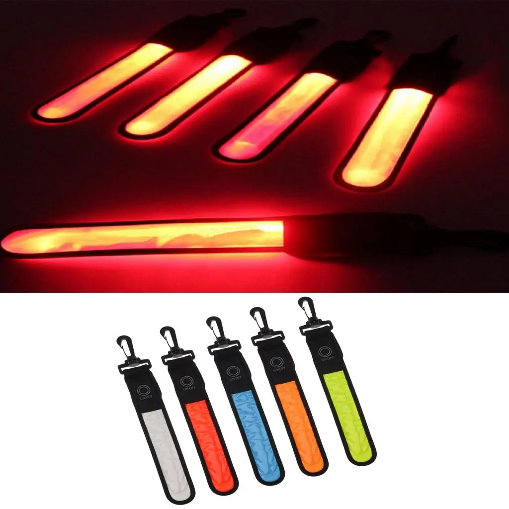 حقيبة ظهر LED معلقة عاكسة وحزام مرئي لحقيبة الطلاب #1