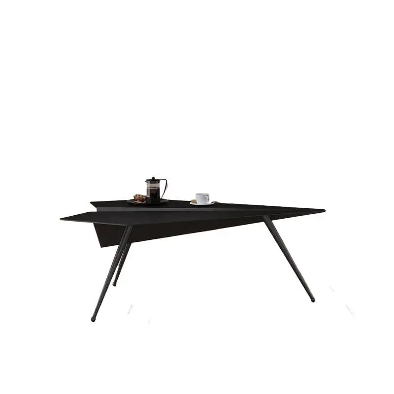 Creative minimalist coffee table, living room balcony, simple and modern, artistic small table