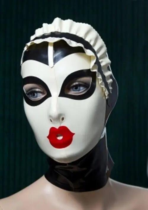 

Latex Gummi rubber face mask, tight fitting jumpsuit, Ganzug Cosplay dance party, popular casual and sexy-