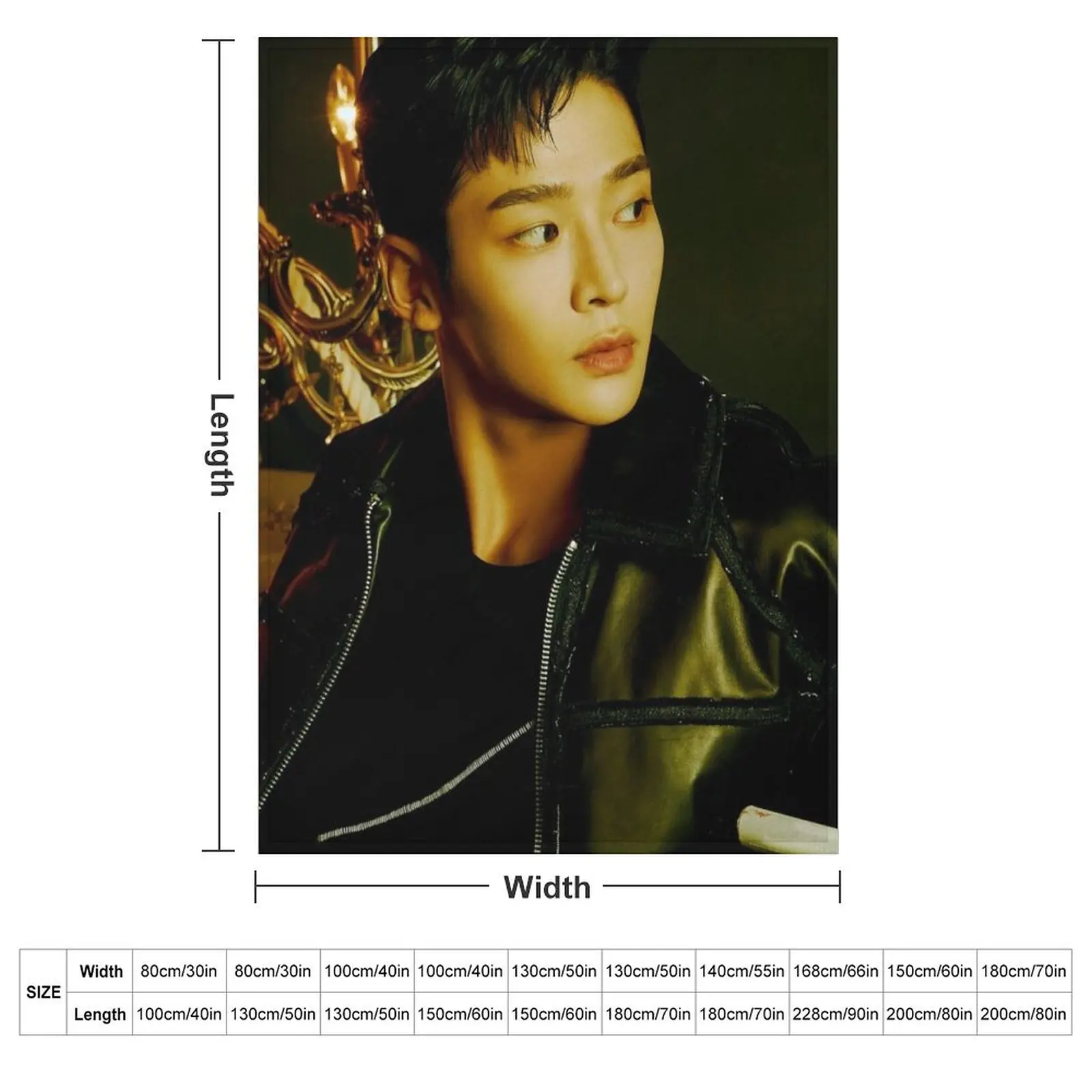 SF9 Rowoon Rumination Connect ver. Throw Blanket Beach Decorative Sofa Blankets