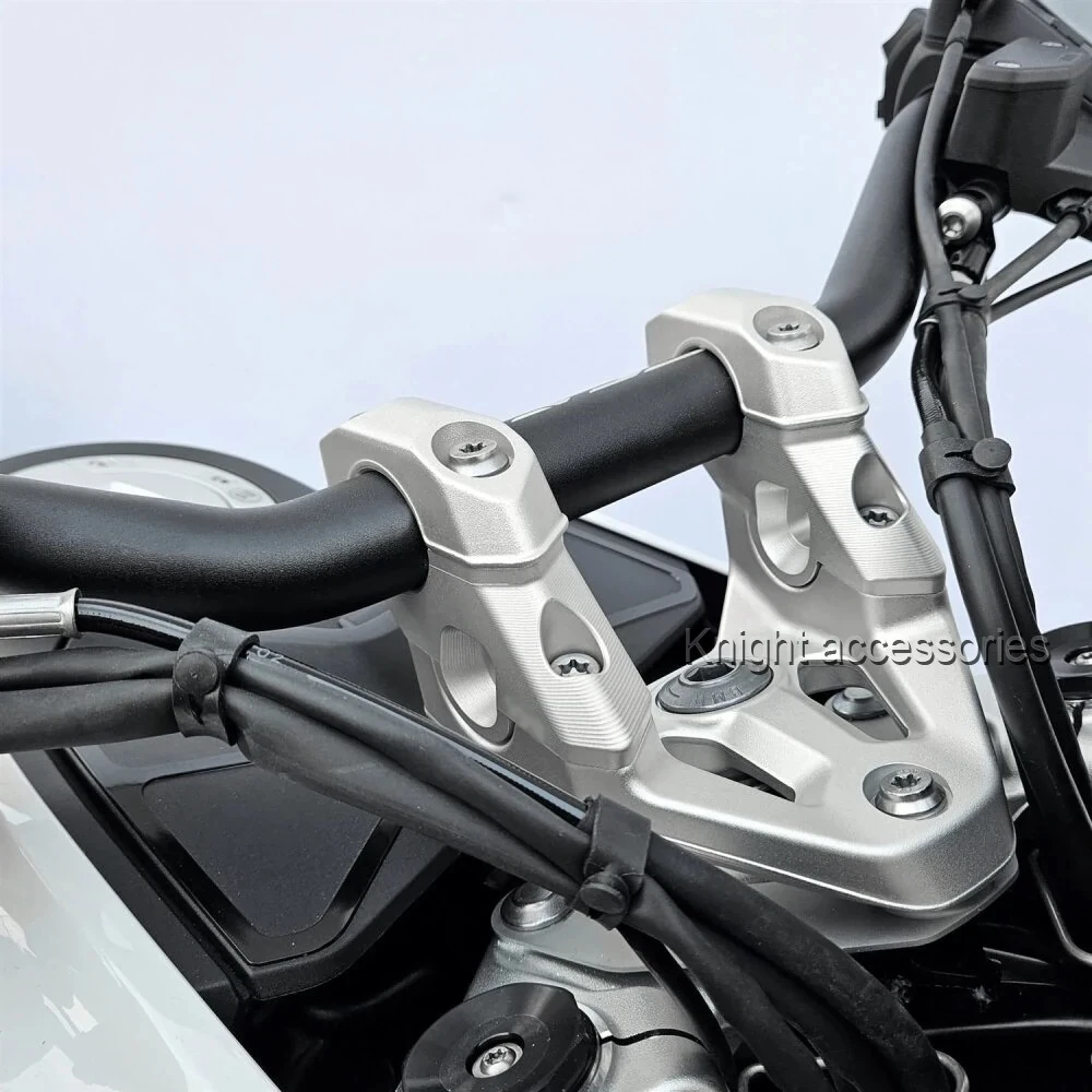 For R 1300 GS R1300GS GS1300 2024- Motorcycle Trophy Lifting Aluminum Handlebar Clamp Extend Adapter Handlebar Offset Risers